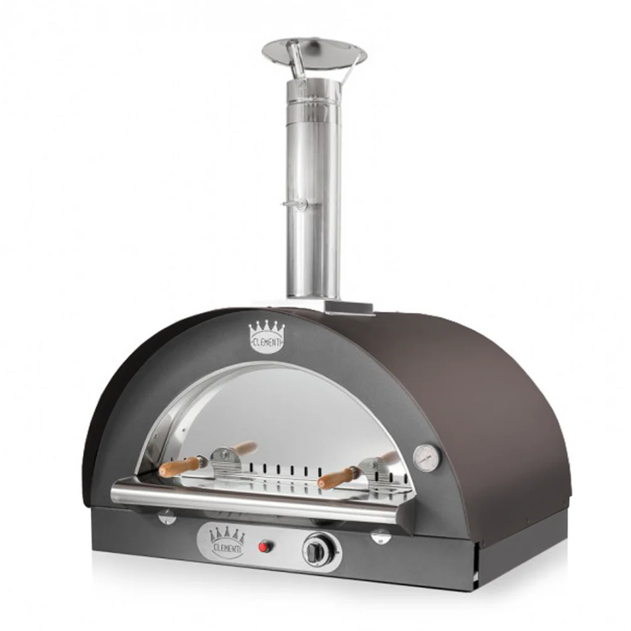 clementi original pulcinella wood gas fired pizza oven product exterior view — view 20