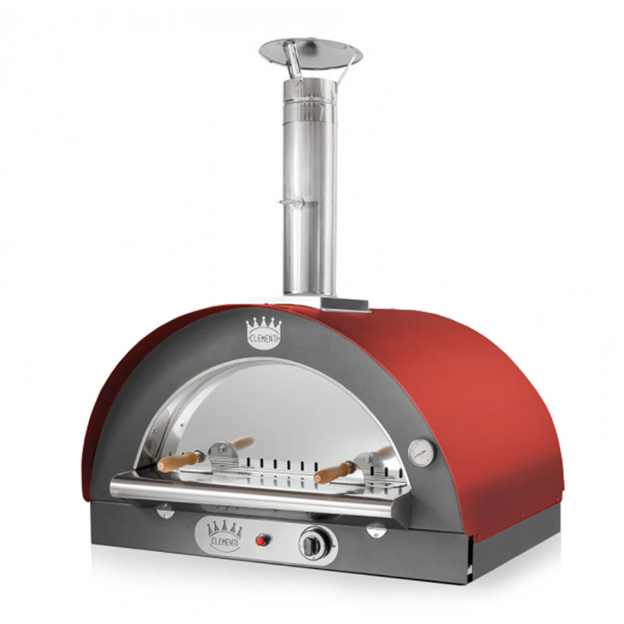 clementi original pulcinella wood gas fired pizza oven product exterior view — view 19