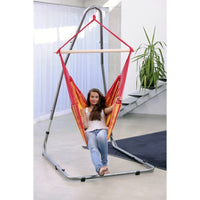 luna rockstone hanging chair hammock stand product exterior view