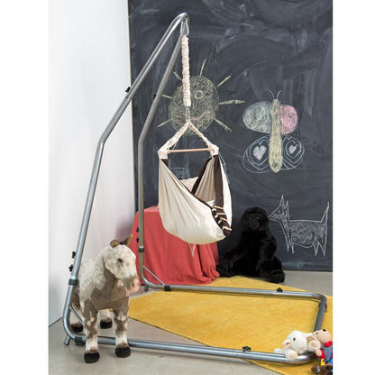 luna rockstone hanging chair hammock stand product exterior view — view 5