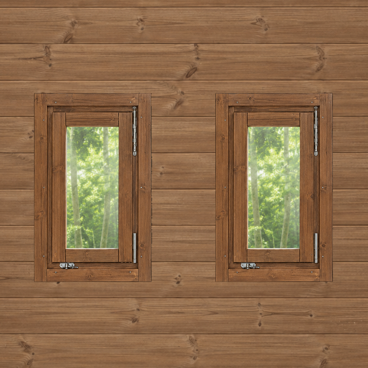 2 Windows for Saunas & Garden Buildings — Fixed or Openable