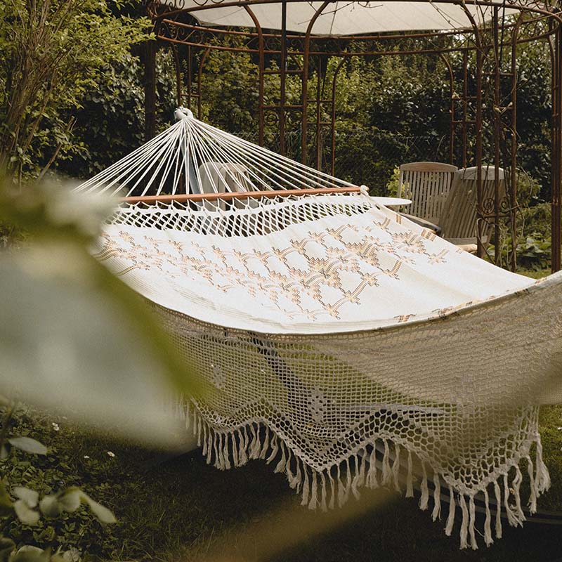 Palacio Boho Hammock — from an angle