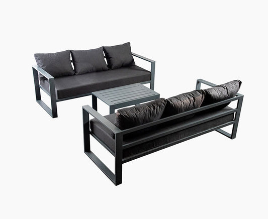 grillandia pepper outdoor sofa set lifestyle exterior view