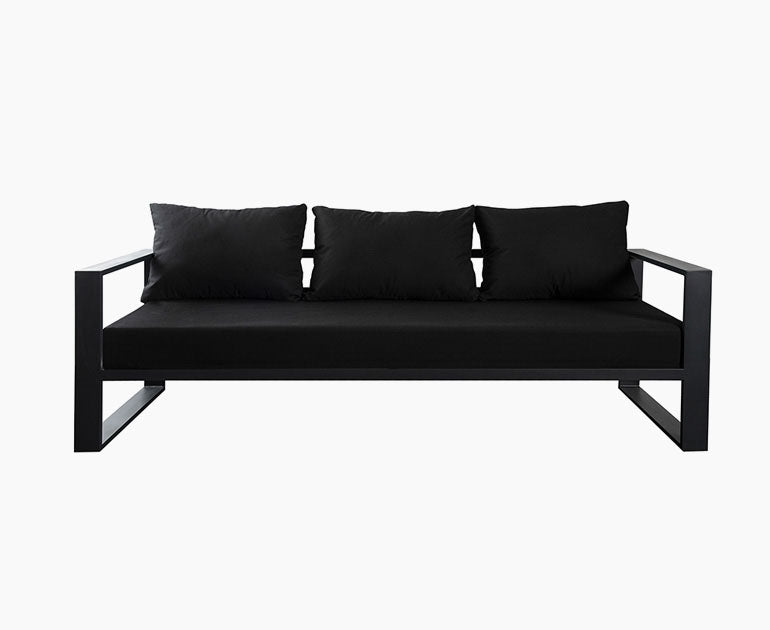 grillandia pepper outdoor sofa set lifestyle exterior view — view 2