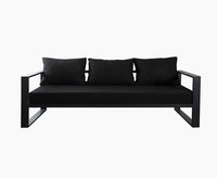 grillandia pepper outdoor sofa set lifestyle exterior view — view 2