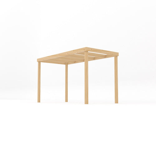 Freestanding Box Pergola | Timber | Square-Lined Frame | Multiple Sizes