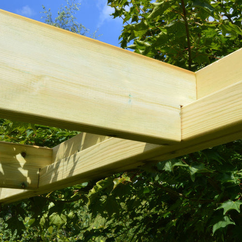 Freestanding Box Pergola | Timber | Square-Lined Frame | Multiple Sizes