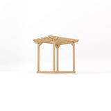 Freestanding Double Garden Pergola with Decking Kit | Timber | Multiple Sizes
