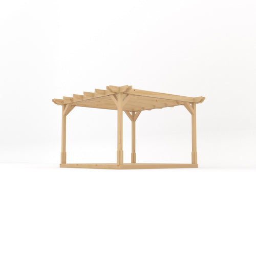Freestanding Double Premium Pergola with Decking Kit | Timber | Multiple Sizes
