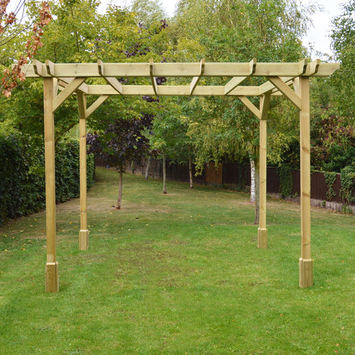 Freestanding Double Premium Pergola | Timber | Heavyweight Double Corner | Multiple Sizes