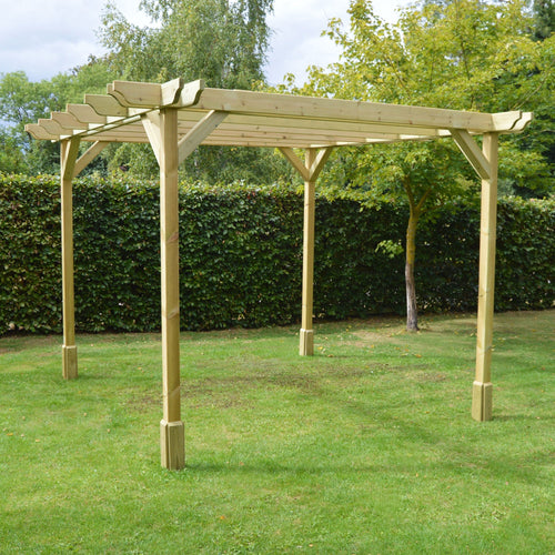 Freestanding Double Premium Pergola | Timber | Heavyweight Double Corner | Multiple Sizes