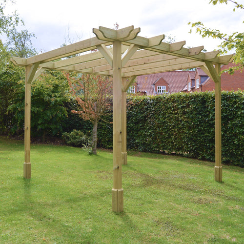 Freestanding Double Premium Pergola | Timber | Heavyweight Double Corner | Multiple Sizes