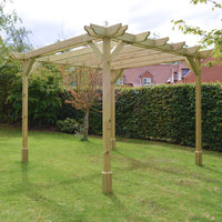 Freestanding Double Premium Pergola | Timber | Heavyweight Double Corner | Multiple Sizes