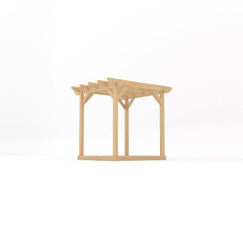 Freestanding Garden Pergola with Decking Kit | Timber | Multiple Sizes