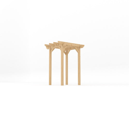 Freestanding Garden Pergola | Timber | Sculpted Rafter Ends | Multiple Sizes