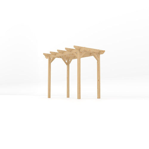Freestanding Garden Pergola | Timber | Sculpted Rafter Ends | Multiple Sizes