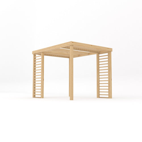 Freestanding Panel Pergola | Timber | Privacy Panel Sides | Multiple Sizes