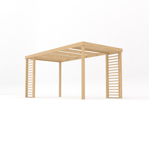 Freestanding Panel Pergola | Timber | Privacy Panel Sides | Multiple Sizes