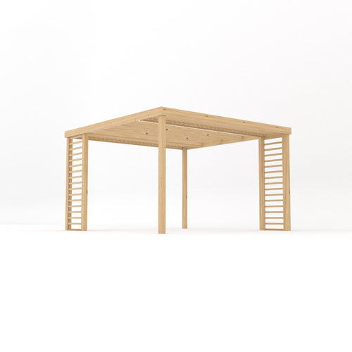 Freestanding Panel Pergola | Timber | Privacy Panel Sides | Multiple Sizes