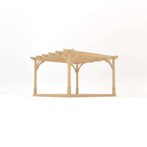 Freestanding Premium Pergola with Decking Kit | Timber | Multiple Sizes