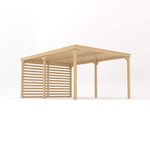Freestanding Shade Pergola | Timber | Open Slatted Roof | Multiple Sizes