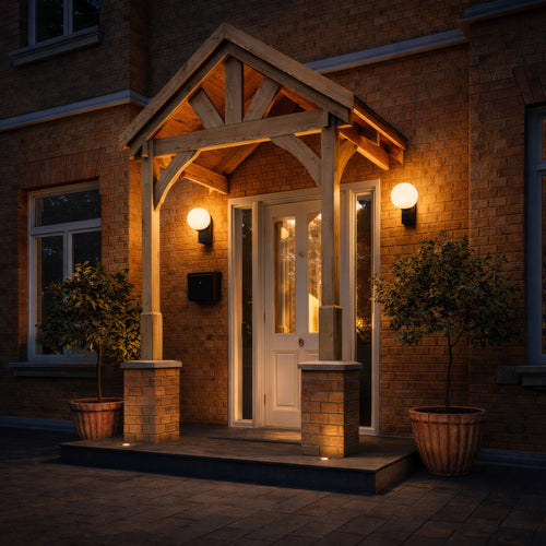 Felt Shingle Roof Porch Canopy | Timber | Multiple Sizes