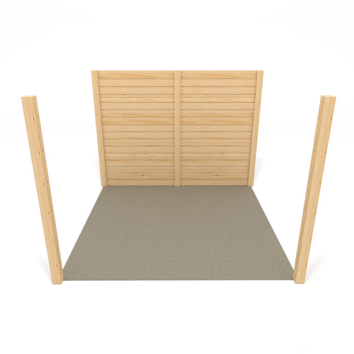 Freestanding Box Pergola | Timber | Square-Lined Frame | Multiple Sizes