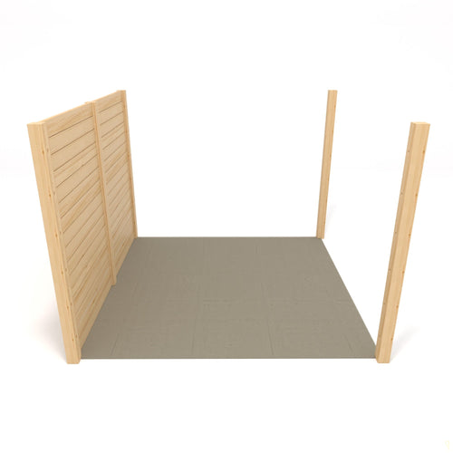 Freestanding Box Pergola | Timber | Square-Lined Frame | Multiple Sizes