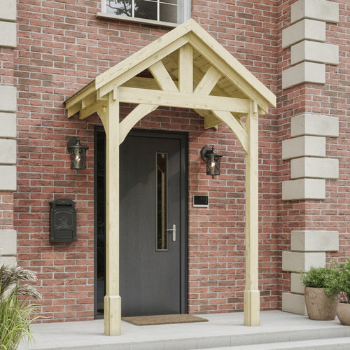 Felt Shingle Roof Porch Canopy | Timber | Multiple Sizes