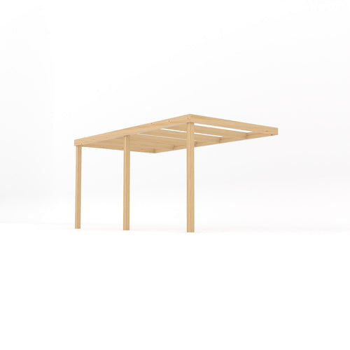 Wall Mounted Box Pergola | Timber | Square-Lined Frame | Multiple Sizes