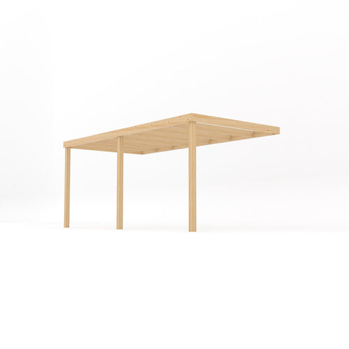Wall Mounted Box Pergola | Timber | Square-Lined Frame | Multiple Sizes