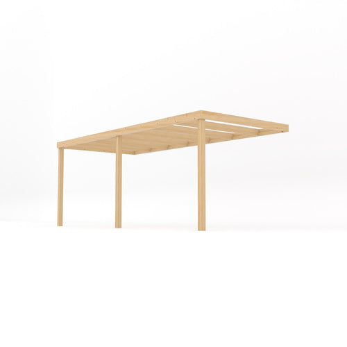 Wall Mounted Box Pergola | Timber | Square-Lined Frame | Multiple Sizes