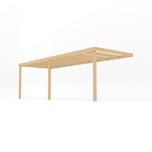 Wall Mounted Box Pergola | Timber | Square-Lined Frame | Multiple Sizes