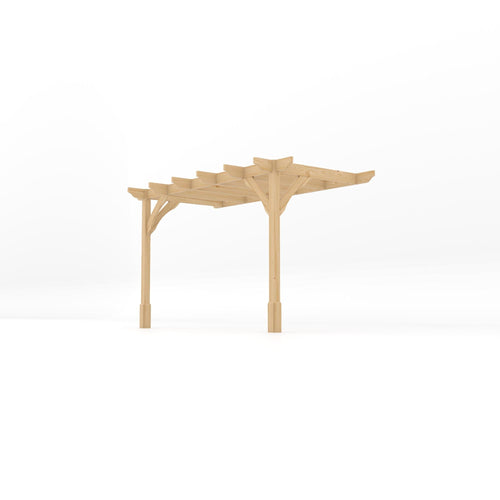 Wall Mounted Premium Pergola | Timber | Heavyweight Section | Multiple Sizes
