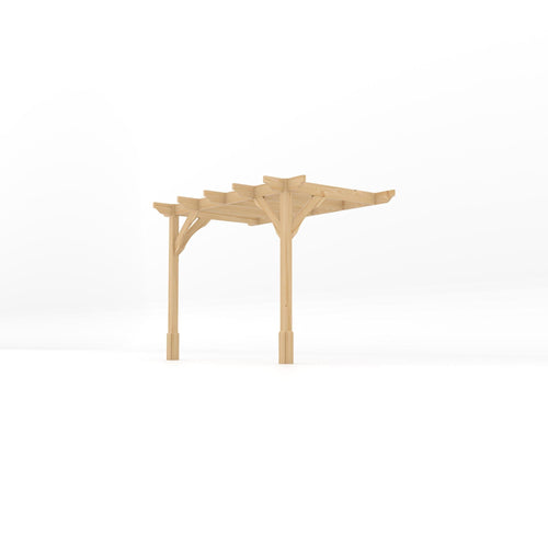 Wall Mounted Premium Pergola | Timber | Heavyweight Section | Multiple Sizes