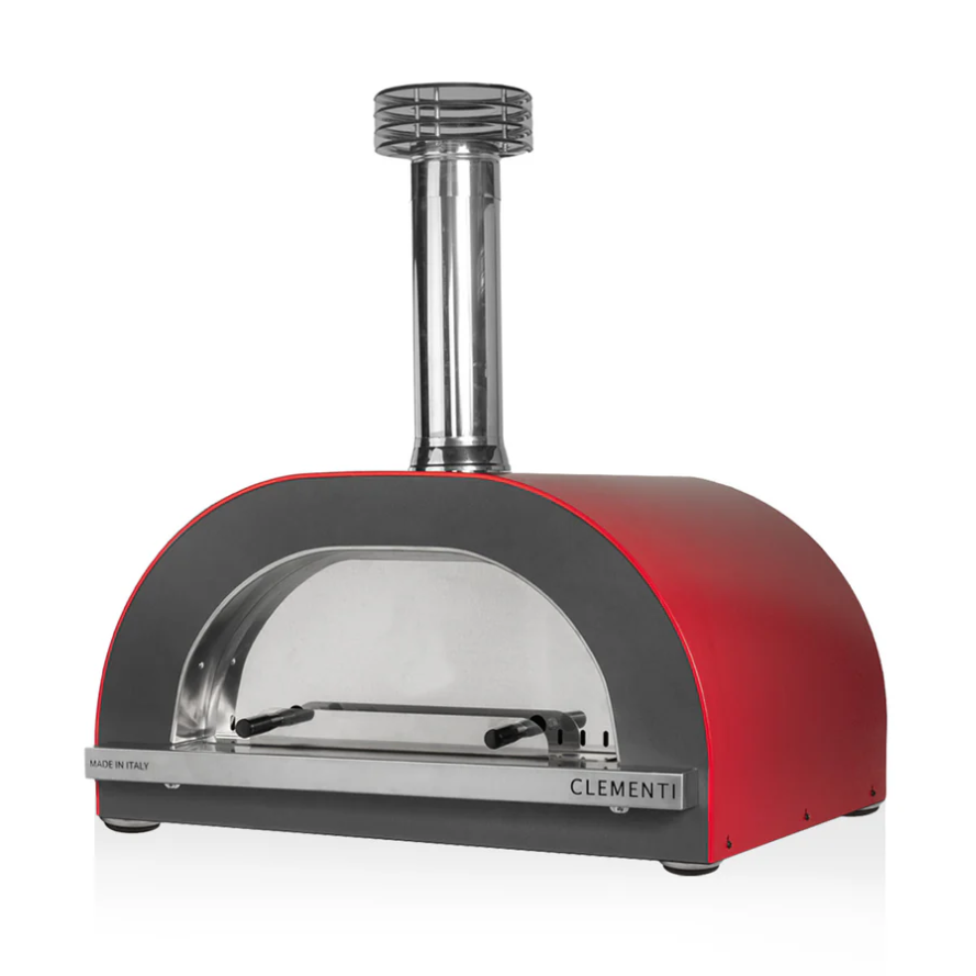 clementi gold wood fired pizza oven product exterior view — view 9