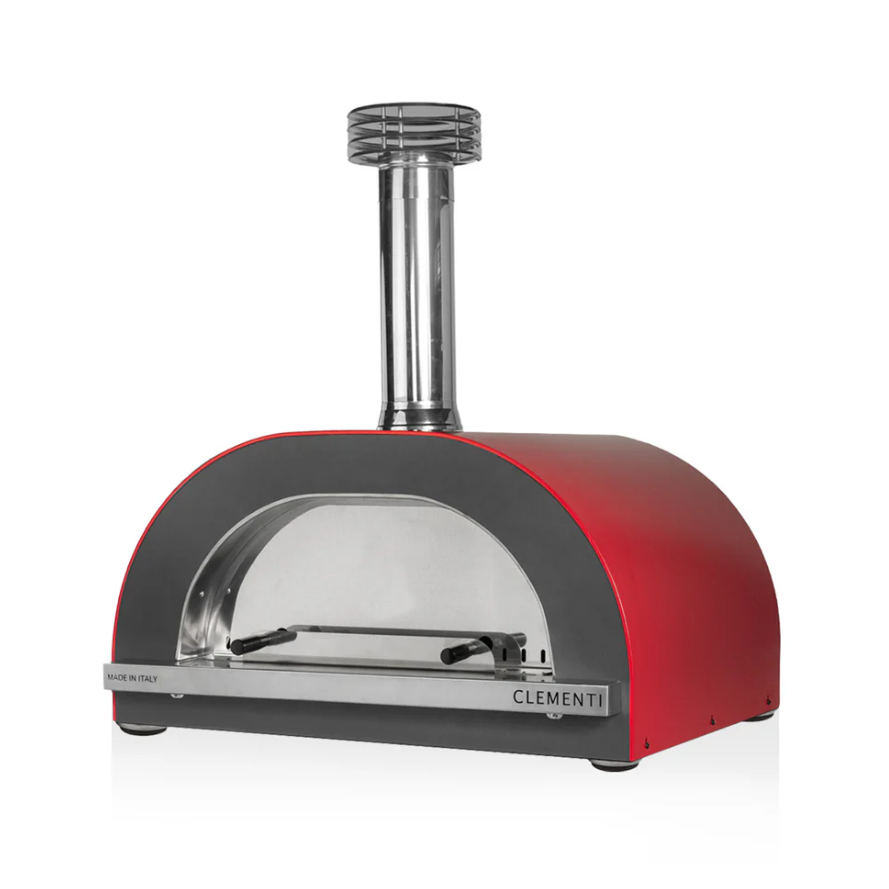 clementi gold wood fired pizza oven product exterior view — view 8