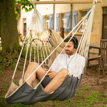 California Sand Hanging Chair — showing texture and finish