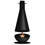 GlammFire Thales Firewood Fire Pit — front view