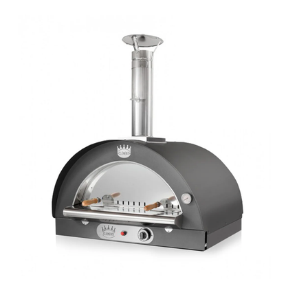 clementi original pulcinella wood gas fired pizza oven product exterior view — view 14