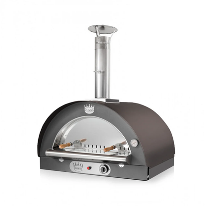 clementi original pulcinella wood gas fired pizza oven product exterior view — view 16