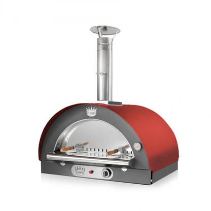 clementi original pulcinella wood gas fired pizza oven product exterior view — view 15