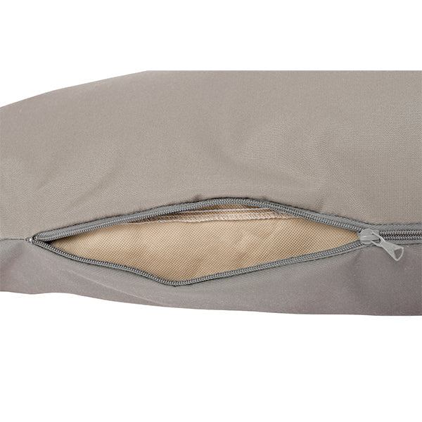 swing nest hanging chair taupe product exterior view — view 3