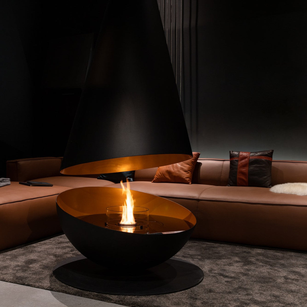 Glammfire Thales Suspended Fire — close-up detail