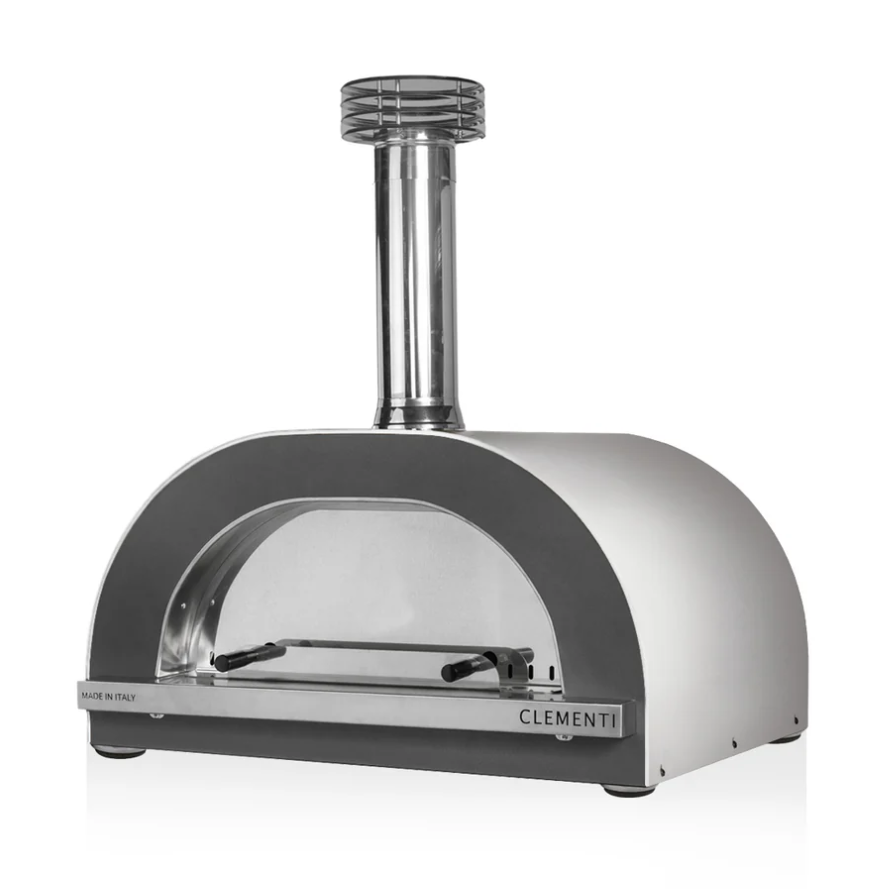 clementi gold wood fired pizza oven product exterior view — view 11