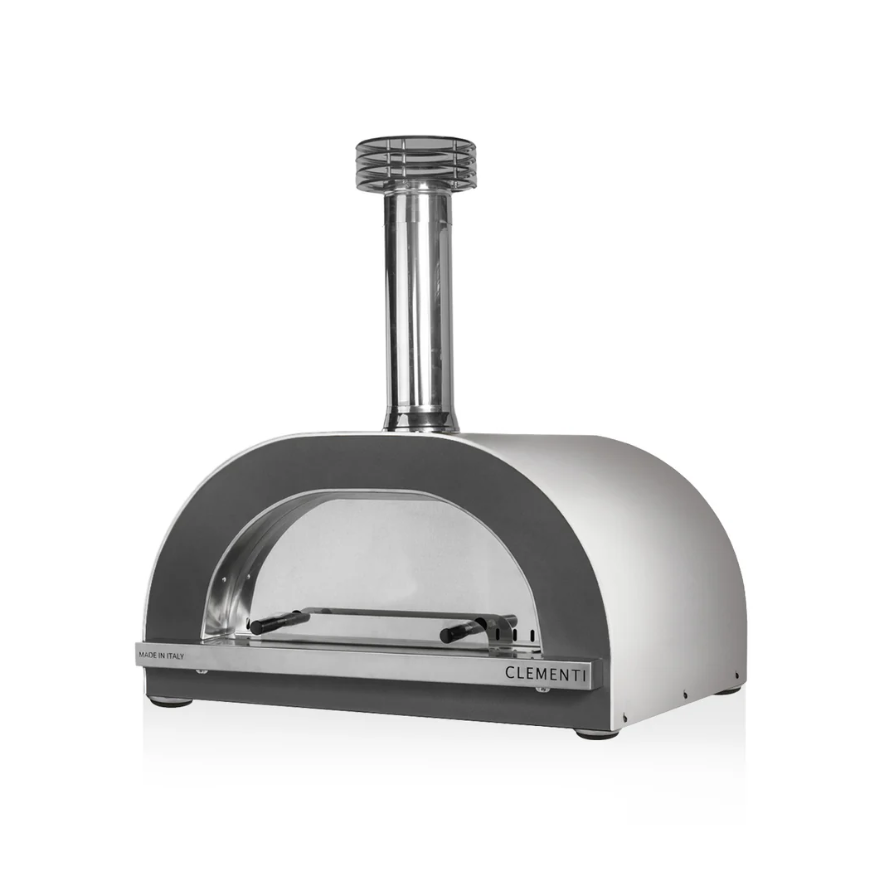 clementi gold wood fired pizza oven product exterior view — view 4