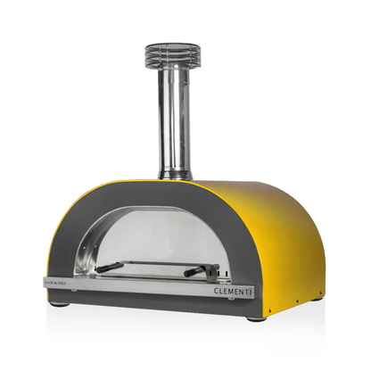 clementi gold wood fired pizza oven product exterior view — view 12
