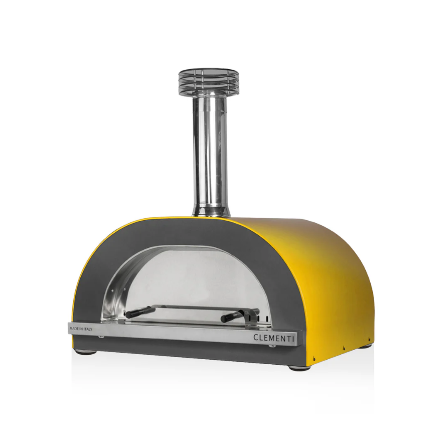 clementi gold wood fired pizza oven product exterior view — view 5